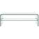 vidaXL Tempered Glass Couchtisch 45x98cm