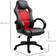 Homcom PU Leather Gaming Chair - Black/Red