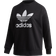 adidas Trefoil Crew Plus Size Sweatshirt - Black/White