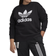 adidas Trefoil Crew Plus Size Sweatshirt - Black/White