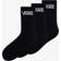 Vans Kid's Classic Crew 3-pack - Black (VN000XNQBLK)