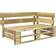 vidaXL 44695 Pallet Corner Modulsoffa