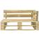 vidaXL 44695 Pallet Corner Modulsoffa