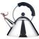 Alessi Tea Rex Wasserkessel Mit Magnetboden 25.5x22x22.5 cm - Schwarz