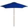 vidaXL Parasol d'Extérieur Avec Mât en Bois 270 cm Anthracite Jardin Plage Terrasse 270cm