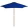 vidaXL Parasol ed træstang 313762 270cm