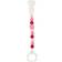 Nattou Attache tétine silicone corail