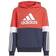 adidas Boy's Colorblock Hoodie - Legend Ink/Vivid Red/White (GS8884)