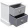 vidaXL Nightstands Sengebord 28x38cm