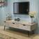 vidaXL Bench with 3 Drawers Meuble TV 120x36cm