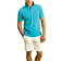 ASQUITH & FOX Super Smooth Knit Polo Shirt - Turquoise