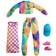Barbie Fashions 2 Pack Clothing Set Dye Joggers & Sweatshirt Checked Dress