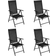 vidaXL 3070649 Havemøbelsæt, 1 borde inkl. 4 stole