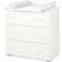 Klups Commode Paula 3 tiroirs plan de change Blanc 80 x 81 x 48 cm