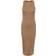 Vero Moda Tight Fit Midi Dress - Brown/Tigers Eye