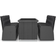 vidaXL 3059343 Matgrupp, 1 Bord inkl. 8 Stolar