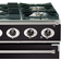 Falcon F900SDFBL Svart, Krom