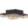 vidaXL 3058188 Loungeset, 1 Bord inkl. 3 Soffor