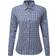 Premier Women's Maxton Check Long Sleeve Shirt - Navy/White