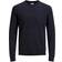 Jack & Jones Crew Neck Knitted Pullover - Blue/Navy Blazer