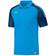 JAKO Champ Polo Shirt Unisex - Blue/Marine/Neon Yellow