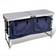 vidaXL Foldable Camping Cupboard with Aluminium Frame