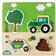 Lena Wooden Puzzle Tractor