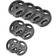 Gorilla Sports Pro Trigrip Weight Plate Set 27.5kg