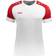 JAKO Champ 2.0 Short-Sleeved Jersey Unisex - White/Sport Red