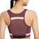 Nike Dri-Fit Swoosh Sports Bra - Dark Wine/Pale Coral/Black