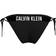 Calvin Klein Swim Cheeky String Bikini Bottoms - Black