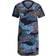 Adidas Farm Rio 3-Stripes Print Cotton V-Neck Dress - Legend Ink/White