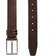 HUGO BOSS Riem Cognac Gelooid Leer Met Bronzen Hardware - Cognac