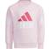 Adidas Kid's Graphic Crew Neck Sweatshirt - Clear Pink (H40250)