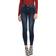 Only Blush Life Ankle Skinny Fit Jeans - Blue/Black Denim