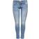 Only Coral Slim Destroy Skinny Fit Jeans - Blue/Medium Blue Denim