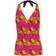 Trespass Bloomer Halterneck Tankini Top - Pink Lady Print