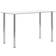 vidaXL 281850 Transparent Dining Table 60x120cm