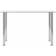 vidaXL 281850 Transparent Spisebord 60x120cm