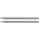 Faber-Castell Jumbo Grip Graphite Pencil B Silver 12-pack