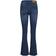 Noisy May Sallie High Waist Flared Jeans - Medium Blue Denim