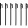 Vaude Cast Iron Pin Pegs 20cm 6-pack