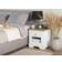 Beliani Winglay Nattbord 40x48cm