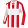 JAKO Milan L/S Jersey Kids - White/Sport Red