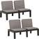 vidaXL 3059826 2-pack Havebænk