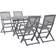 vidaXL 278921 Juego de comedor de patio, 1 Mesa incl. 4 Sillas