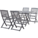 vidaXL 278921 Juego de comedor de patio, 1 Mesa incl. 4 Sillas