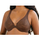 Glamorise Wonderwire Front Close Stretch Lace Bra - Mocha