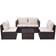 vidaXL 43109 Lounge-Set, 1 Tisch einschl. 4 Sofas