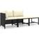 vidaXL 3059778 Lounge-Set, Tisch einschl. 2 Sofas